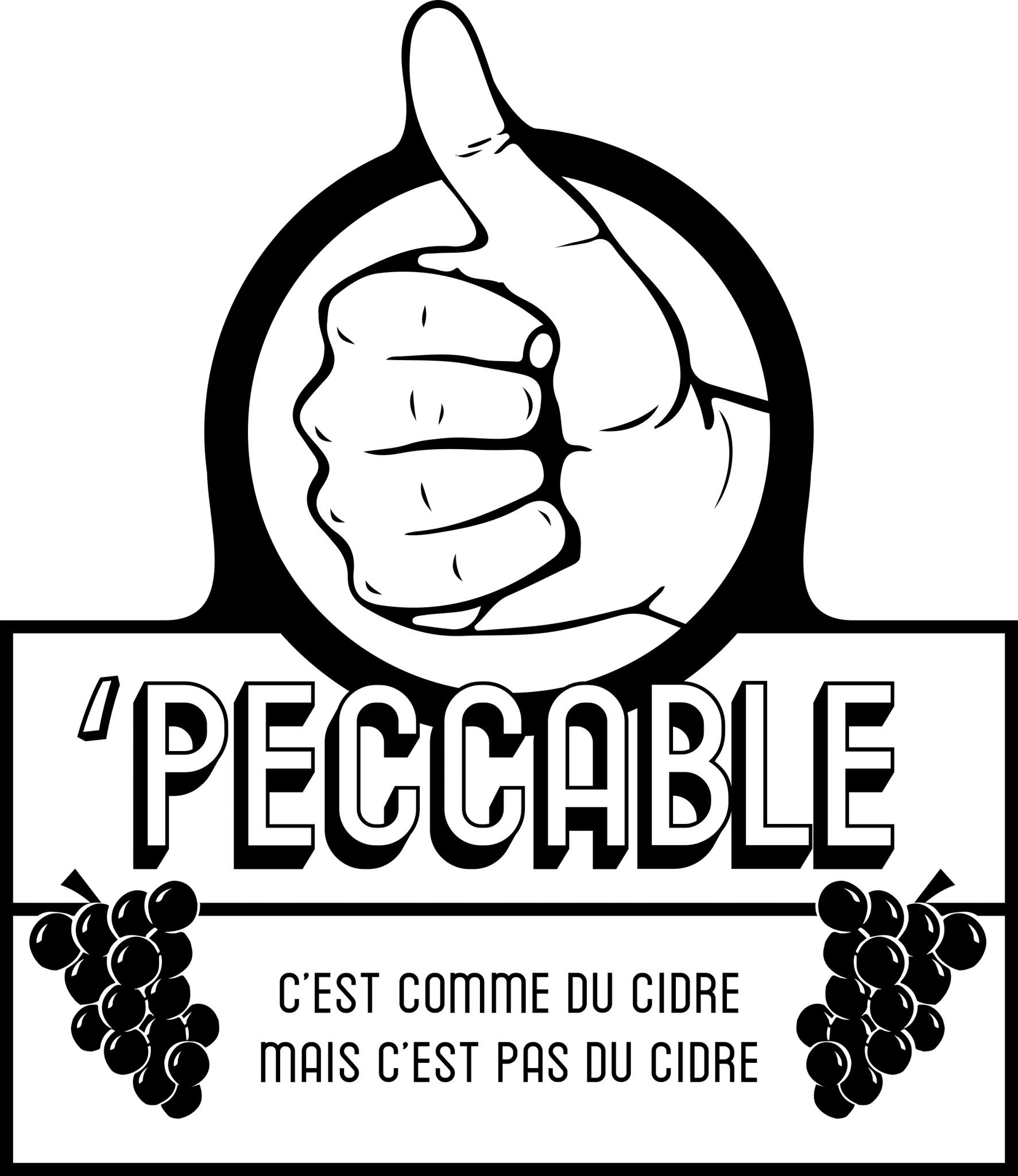 logo sponsor argent 'Peccable