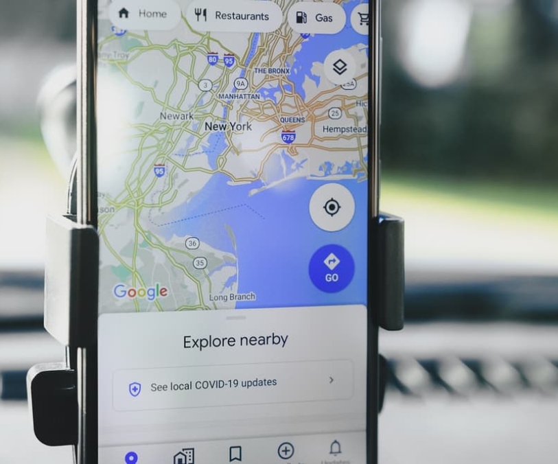 Plan Google Maps pour se rendre à New York